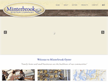 Tablet Screenshot of minterbrookoyster.com